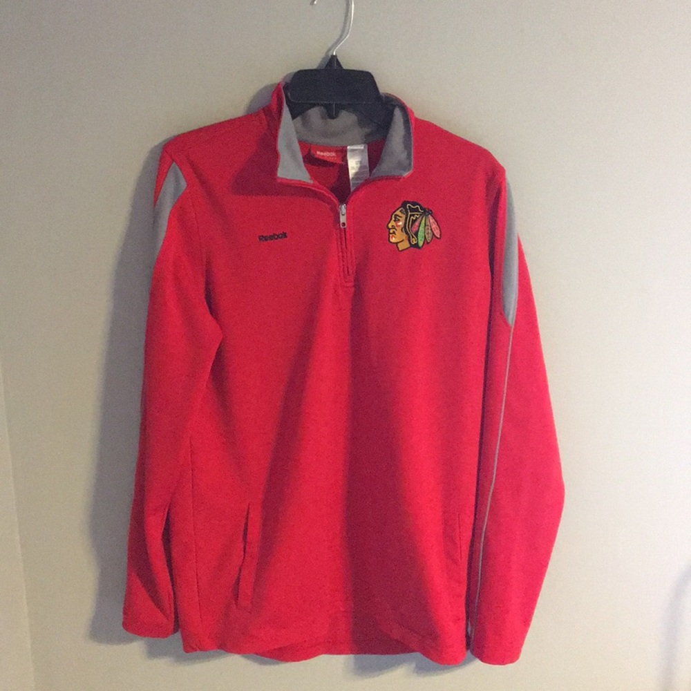 Reebok Chicago Blackhawks 1/4 zip